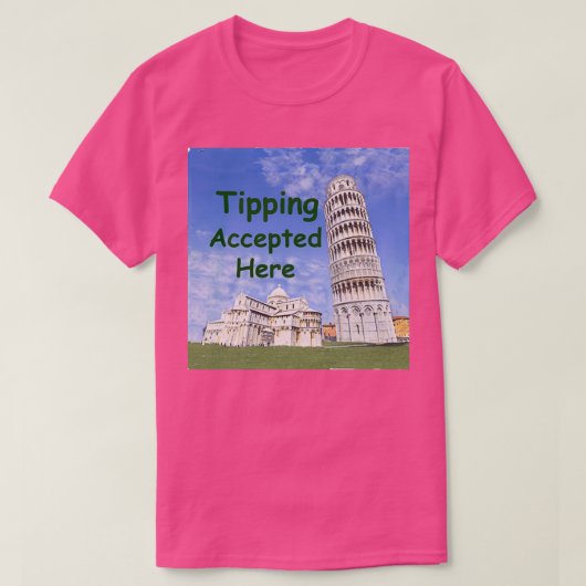 チップの受け付け方法 Tシャツ (デザイン正面)