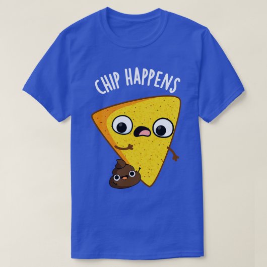 チップアクイおもしろいウンチパンチ Tシャツ (デザイン正面)