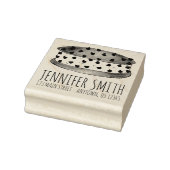 チップウィッチクッキーアイスクリームサンドイッチグルメアドレス ラバースタンプ (スタンプ)