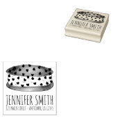 チップウィッチクッキーアイスクリームサンドイッチグルメアドレス ラバースタンプ (押印)