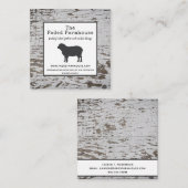 チップウッドファームハ動揺してウススタイルスクエアバス スクエア名刺 (正面/裏面)