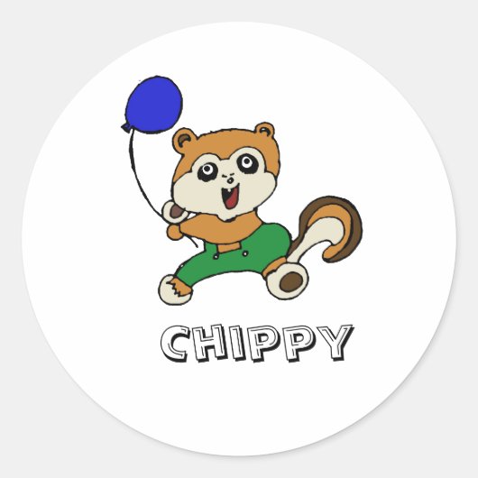 チップコピー、チップピー ラウンドシール (正面)