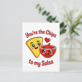 チップスとサルサ ポストカード (スタンド正面)