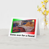 チップスアンドサルサフィエスタ カード (黄色い花)