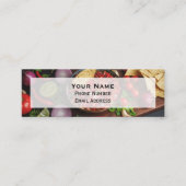 チップス&自家製サルサ スキニー名刺 (正面)