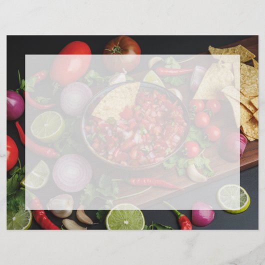 チップス&自家製サルサ チラシ (正面)