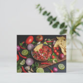 チップス&自家製サルサ ポストカード (スタンド正面)