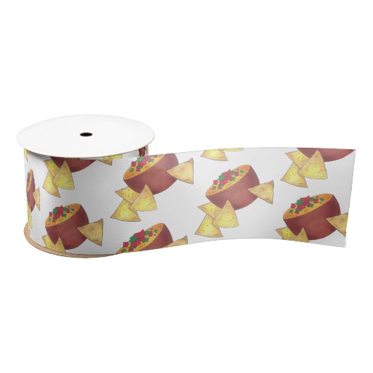 チップスChili Con Queo Blanco Nachosチーズディップ サテンリボン (リール)