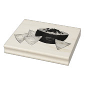 チップスChili Con Queo Blanco Nachosチーズディップ ラバースタンプ (スタンプ)