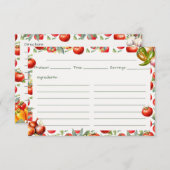 チップスNサルサレシピカード エンクロージャーカード (正面/裏面)