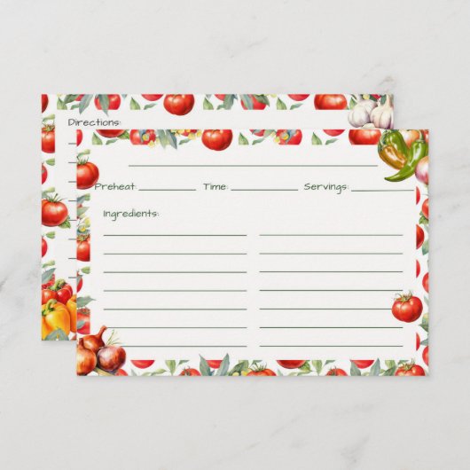 チップスNサルサレシピカード エンクロージャーカード (正面/裏面)