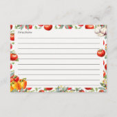 チップスNサルサレシピカード エンクロージャーカード (裏面)