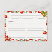 チップスNサルサレシピカード