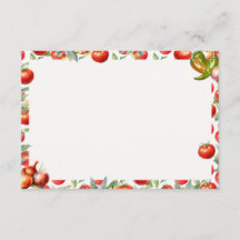 チップスNサルサ空白のレシピカード