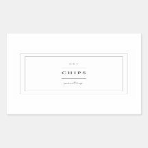 チップズフードラベルシール