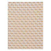 チップチョコレートチップクッキーアイスクリームサンドイッチ テーブルクロス (正面)