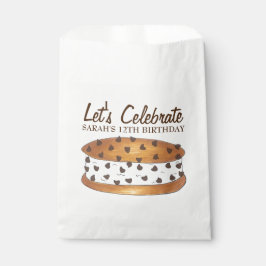 チップチョコレートチップクッキーアイスクリームサンドイッチ フェイバーバッグ