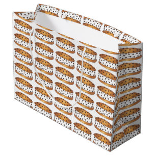 チップチョコレートチップクッキーアイスクリームサンドイッチ ラージペーパーバッグ