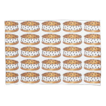 チップチョコレートチップクッキーアイスクリームサンドイッチ