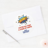 チップバッグの社員評価 ラウンドシール (封筒)