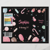 チップバッグキャンディランドブラックパーティーフェイスバッグ チラシ (正面)