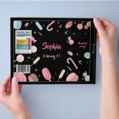 チップバッグキャンディランドブラックパーティーフェイスバッグ チラシ (手)