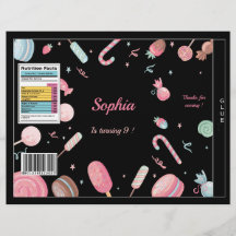 チップバッグキャンディランドラッパーパーティーフェイスバッグ