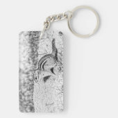 チップマンクスケッチ キーホルダー (裏面)