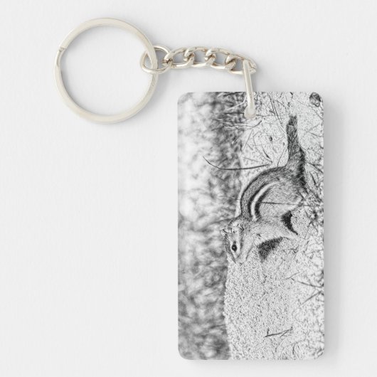 チップマンクスケッチ キーホルダー (正面)