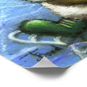 チップムンクプリント ポスター (角)