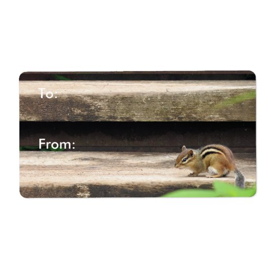 チップムンク登山階段 ラベル (正面)