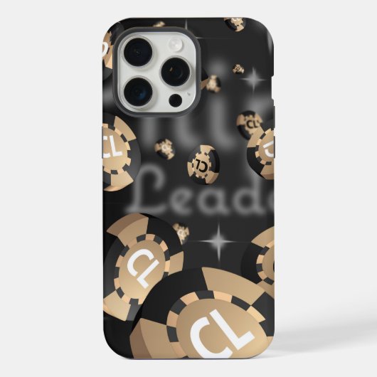 チップリーダーのフォネカーゼ落下 iPhoneケース (裏面)