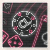 チップリーダー ガラスコースター (正面)