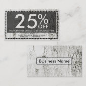 チップ絵を描クーポンカード 割引カード (正面/裏面)