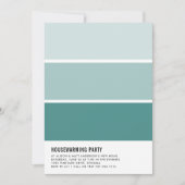 チップ絵を描引っ越し祝いパーティーパーティの招待状 招待状 (正面)