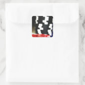 チップ賭博カジノウィンゲームラッキーリスクベット スクエアシール (バッグ)