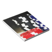 チップ賭博カジノウィンゲームラッキーリスクベット ノートパッド (アングル)