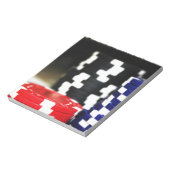 チップ賭博カジノウィンゲームラッキーリスクベット ノートパッド (回転)