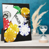 チップ賭博カジノウィンゲームラッキーリスクベット フォトプラーク (側面)