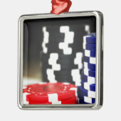 チップ賭博カジノウィンゲームラッキーリスクベット メタルオーナメント (左)