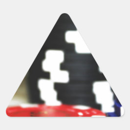 チップ賭博カジノウィンゲームラッキーリスクベット 三角形シール