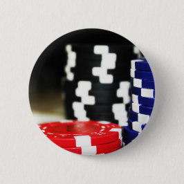 チップ賭博カジノウィンゲームラッキーリスクベット 缶バッジ