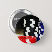 チップ賭博カジノウィンゲームラッキーリスクベット 缶バッジ (正面&裏面)