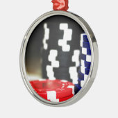 チップ ギャンブル カジノ 勝ち ゲーム 運 リスク 賭け メタルオーナメント (左)