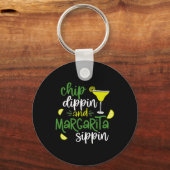 チップDippin'とMargarita Sippin'Cinco De Mayo F キーホルダー (正面)