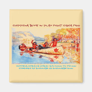 『チッペワ/オジブウェ・ボーイズ – サーカ1700』 マグネット