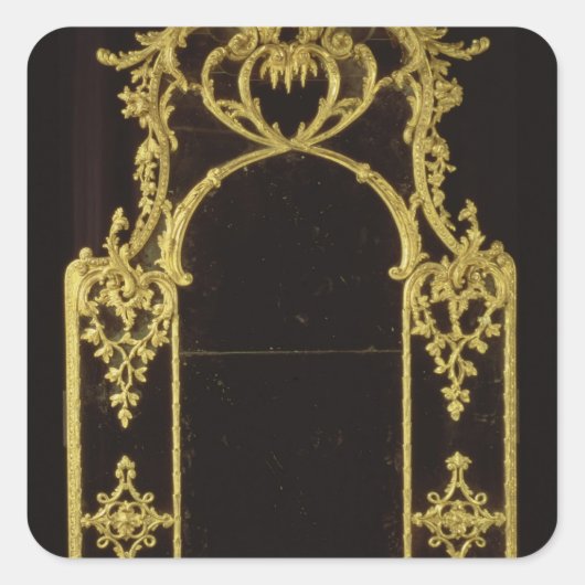 チッペンデール鏡, c.1750 スクエアシール (正面)