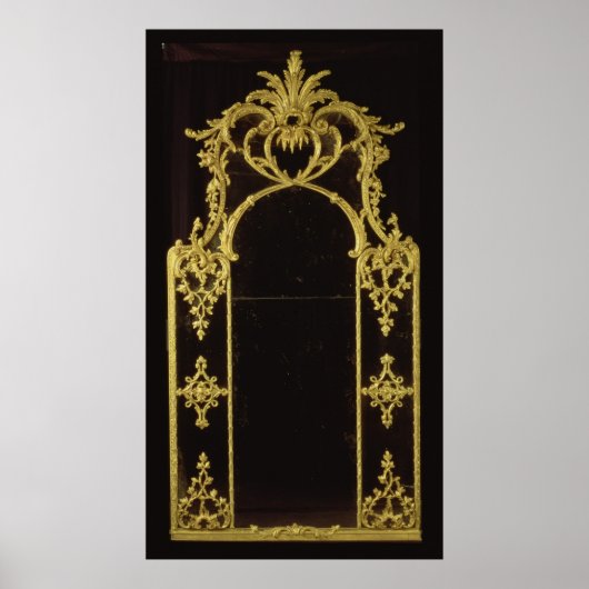 チッペンデール鏡, c.1750 ポスター (正面)