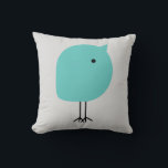 チッモダンクベビー子供部屋ピロー、ターコイズ&グレー クッション<br><div class="desc">この甘い小さな装飾用クッションは、中世紀アメリカのデザインを彷彿とさせ、ベビーや子供の部屋に最適である。小さな雛はターコイズだ。それは私の他のターコイズの雛と美しく組み合わされ、また私の店でZazzleで販売するために。色連絡をお願い違うする。</div>