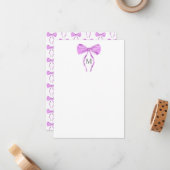 チッモダンク水彩弓モノグラム ノートカード (正面/裏面インサイチュ)